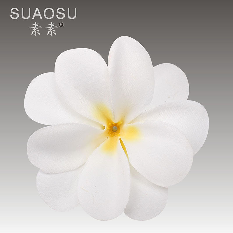 Flor De Seda De Frangipani De Tela al por mayor